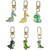 sailorsunny 6Pcs Adorable Key Chains Women Cute Keychains Pack, Personalized Bag Charm Enamel Anime Cartoon Charms For Purse