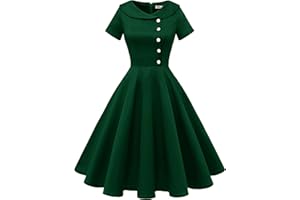 Wedtrend Women's 1950s Vintage Audrey Hepburn Style Cocktail Swing Dresses