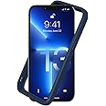 RhinoShield Bumper Case Compatible with [iPhone 13/13 Pro] | CrashGuard NX - Shock Absorbent Slim Design Protective Cover 3.5M / 11ft Drop Protection - Navy Blue