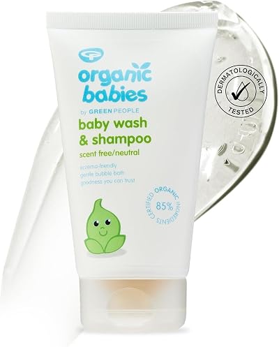 GreenPeople Organic Babies Wash & Shampoo Fragrance Free 150ml