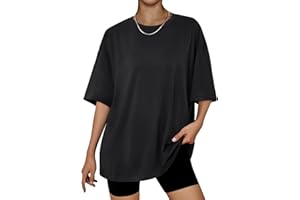 Trendy Queen Womens Oversized Summer T Shirts Plus Size Batwing Cute Casual Tops Short Sleeves Fashion Workout Clothes