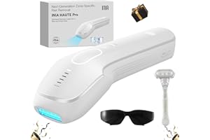 INIA Laser Hair Removal with Ice-Cooling Care for Women and Men, Painless at-Home IPL Hair Remover for Coarse Hair in Bikini and All Body Areas, Latest Generation for Effective & Long-Lasting Results