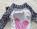 JELEUON Baby Girls Kids Toddler 2 Pcs Long Sleever Polka Dots Swimsuit Rash Guard UPF 50+ UV