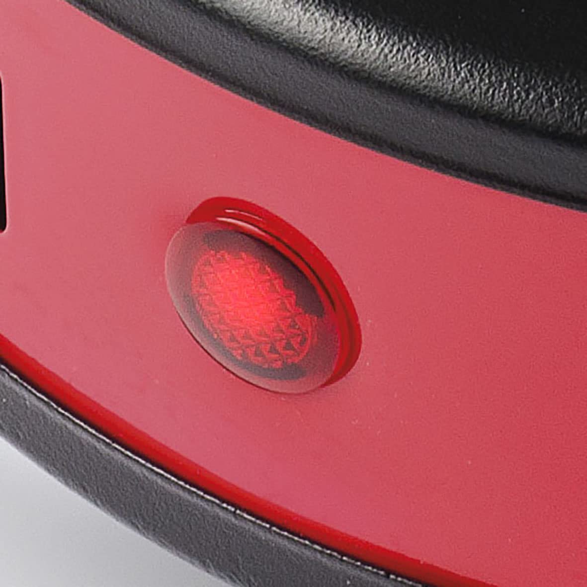 G3 Ferrari G10157 Tragbare elektrische Kochplatte, 500 W, Temperaturregelung, Gusseisenplatte 11 cm, Betriebsanzeige, Ideal für Camping, Rot. 3