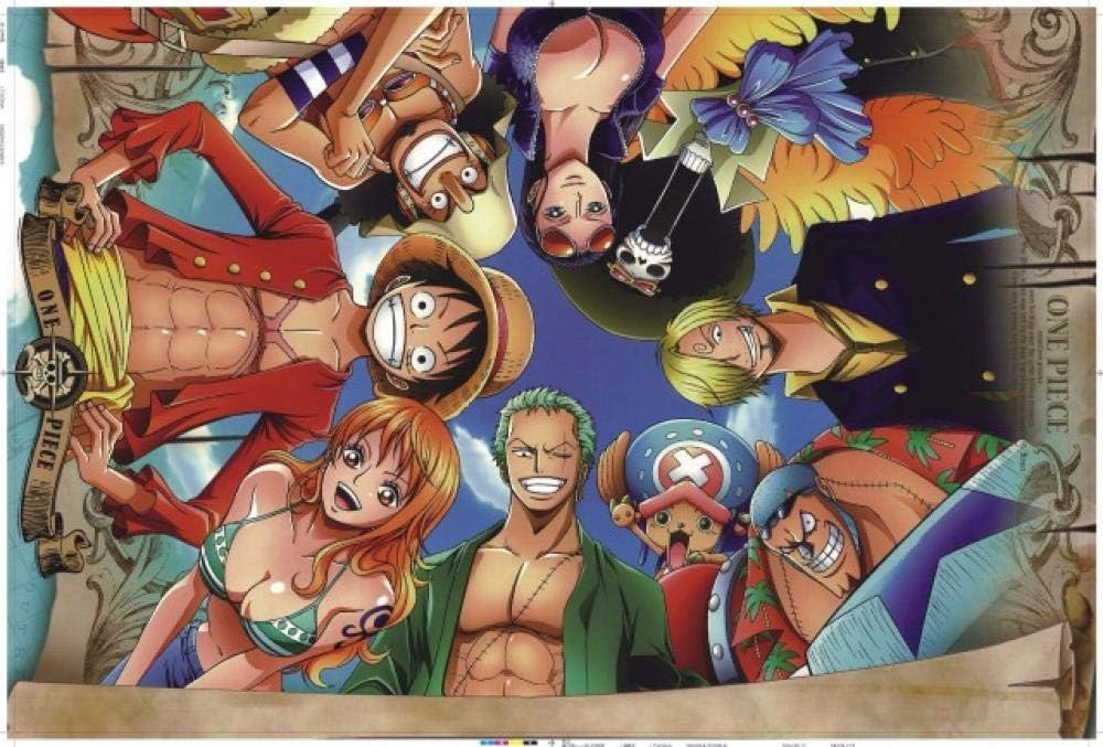 gusbyy jigsaw puzzles for grown ups 1000 piece for children for adults toy Wooden Game One Piece Luffy Boy and girl birthday gifts
