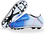Precision Matrix FG Junior Football Boots Laceless Size 12 UK Aqua Blue view 1