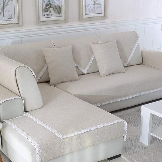 Funda De Sofá Protector De Muebles De Funda De Sofá De Color Sólido