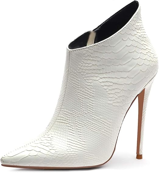 Amazon Co Jp ハイヒールアンクルブーツ 秋冬革党生活のための尖ったサイドジッパーブーツ女ウェディングパーティーシューズ 2 34 ホーム キッチン