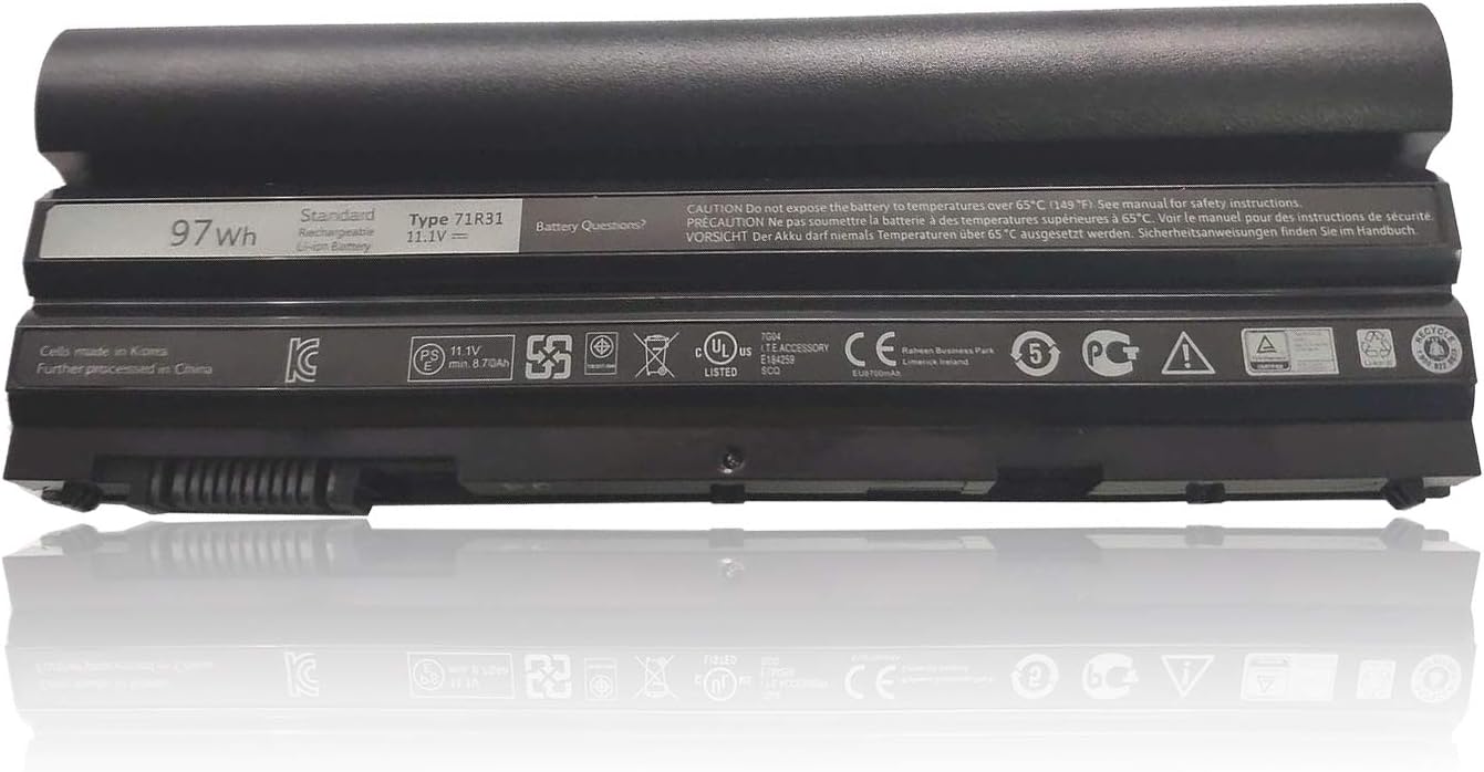 Amazon Com Tandirect New 71r31 97wh Replacement Laptop Battery Compatible With Dell Latitude E6540 Latitude E6440 462 3678 Atg Precision M2800 Laptops 11 1v Home Audio Theater