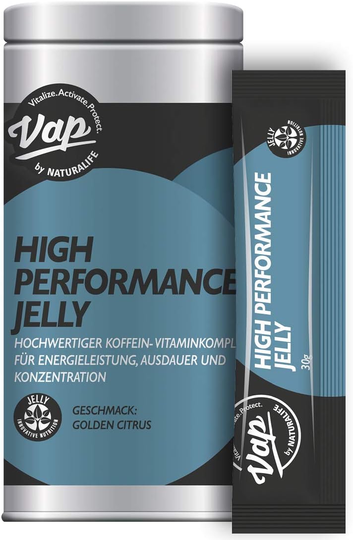 Vegan Pre Workout Booster mit Koffein, Taurin & BCAA VAP High