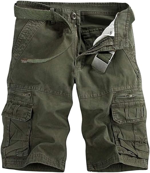 zip pocket cargo shorts