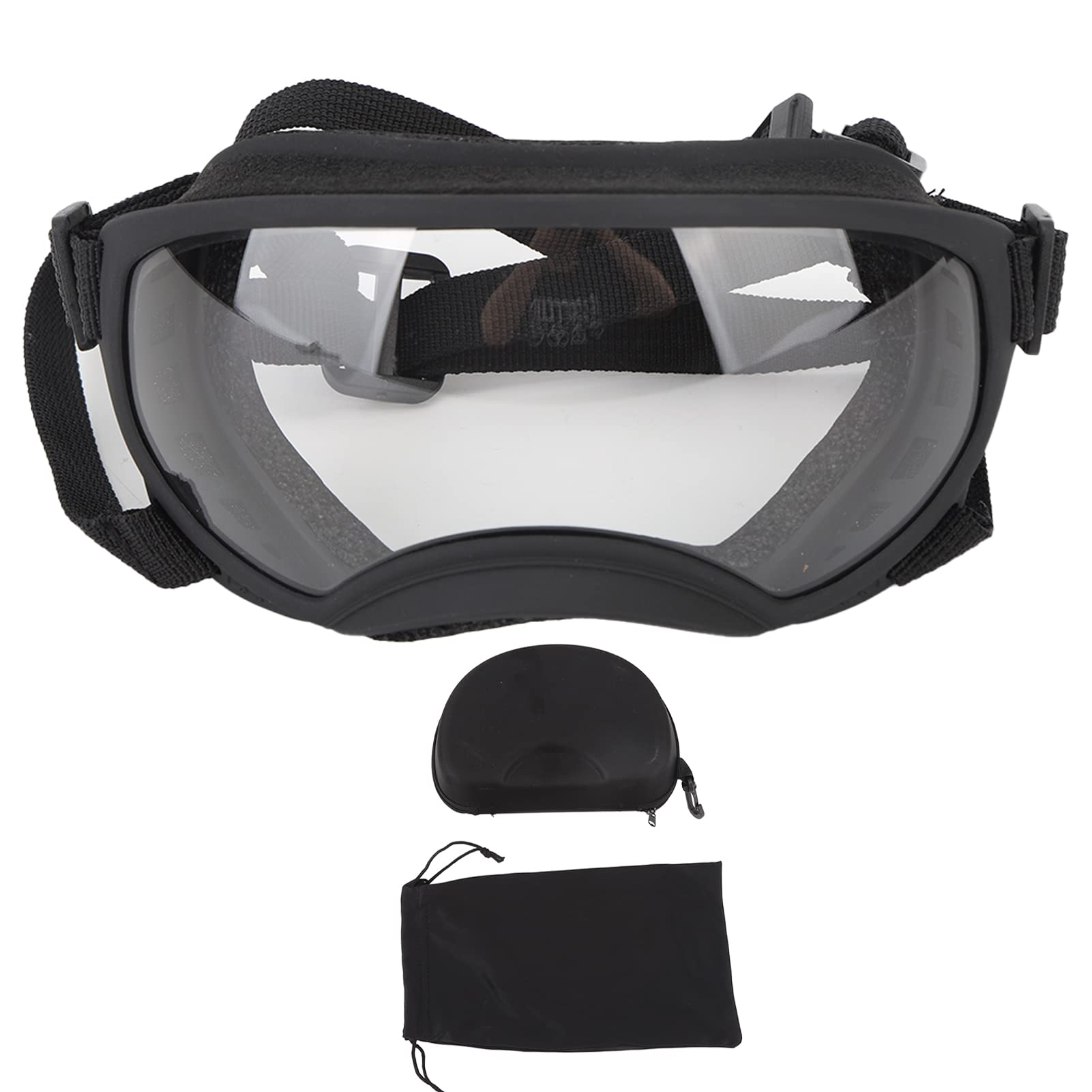 Dog Sunglasses, UV400 Protection, Windproof & Fog-Resistant, One Size Fits All Pet Goggles for Outdoor Adventures, Beach, Hiking, Running, Camping, Daily Use