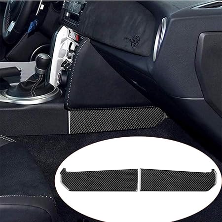 Amazon Subaru スバル Brz Toyota トヨタ 86 13 セントラルコントロールギア サイドステッカー インテリアギアシフトコントロール車サイドパネルステッカー スタイリングトリムカバー スバル トヨター アクセサリー おしゃれ 2点セット カーボンファイバー
