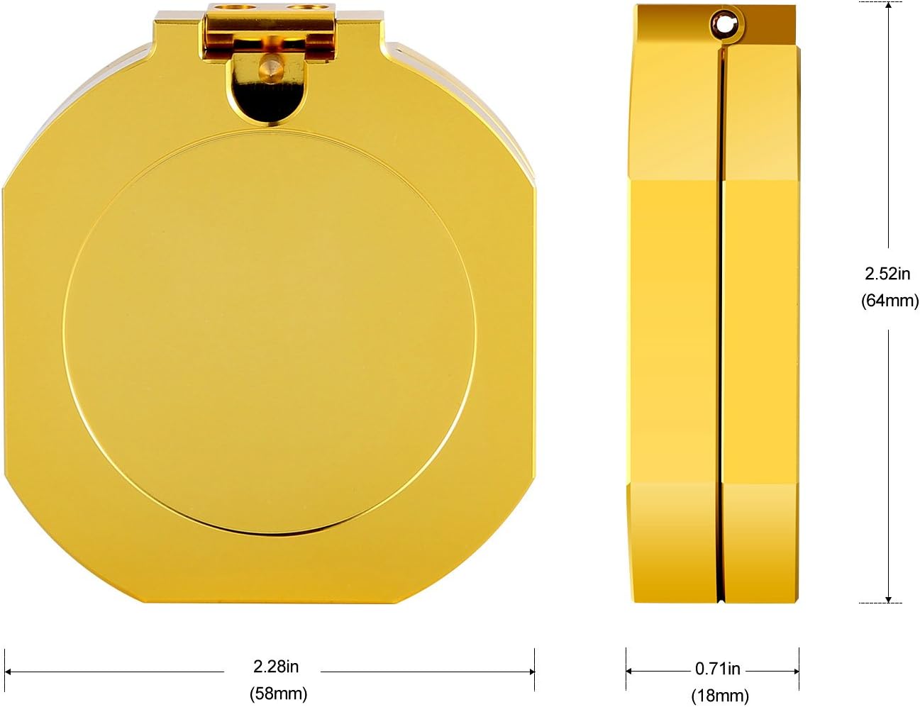 Eyeskey Top-Grade Multifunction Compass for Outdoor Activities, High Accuracy, Waterproof and Shakeproof, Golden : Sports & Outdoors