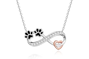 IRINGNIER Hummingbird Turtle Koala Guinea Pig Monkey Raccoon Cardinal Paw Print Bat Axolotl Black Cat Necklaces for Women Sterling Silver Compass Mushroom Frog Animal Pendant Triple Moon Goddess Christmas Gift