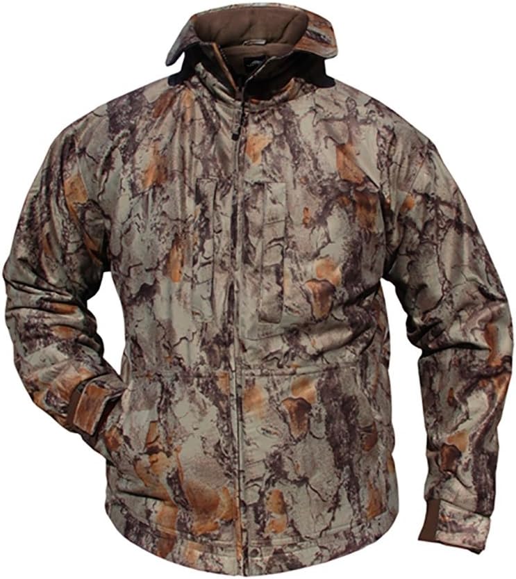 Natural Gear Cut Down Waterfowl Jacket, Camo Hunting Coat for Women and Men with Fleece Lining, 100% Dri Stalk Material (Large)