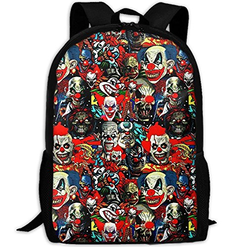 New Clowns The Bad Boys 3D Print Backpack College School Laptop Bag Daypack Travel Shoulder Bag For Unisex