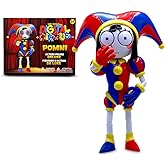 Just Toys Deluxe Pomni – 12″ Action Figure from The Amazing Digital Circus | Fully Articulated, Collector-Grade Detail, Display Stand & Accessories