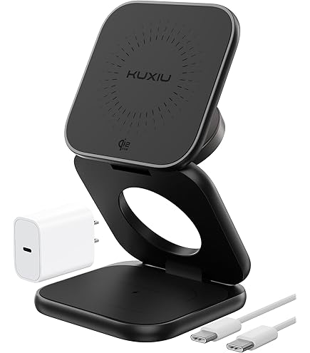 Amazon.com: Foldable Magnetic Wireless Charger, KU XIU X40
