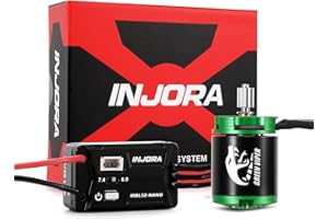 INJORA MBL32-NANO Brushless ESC and Green Viper 1621 Brushless Motor for 1/30 Axial SCX30