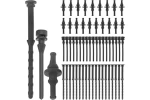 DKARDU PC Fan Rubber Screws Mounts Reducing Noise Silicone Anti-Vibration Screws Fan Rivet for PC Case Fan CPU Fan, Computer 