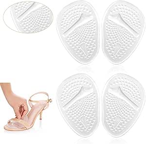 Doact Plantillas, Plantillas Gel Antideslizantes Almohadillas Plantar, Gel  Amortiguación Antideslizante Zapatos, Medio Plantilla Alivio El Dolor En El  Antepié Tacones Altos (4 pcs 35-40EU) : Amazon.es: Salud y cuidado personal