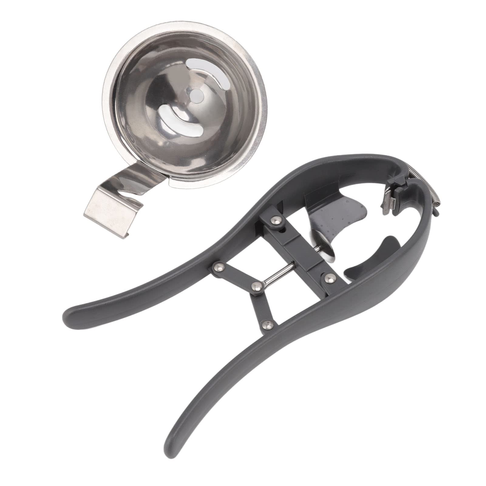 Nikou Professional Handheld Egg Cracker Automatic Stainless Steel Eggshell Cutter Cracking Tool Separator Opener Quick Open for Kitchen