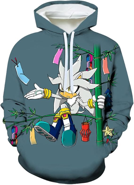 Sonic The Hedgehog Boys Girls Hoodies 3D Cool Hoody Funny Pullover