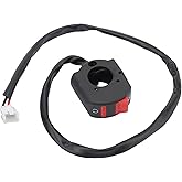 GOOFIT Double Line 7/8" Handlebar Kill Switch Button Replacement for Most Motorcycles Bike Scooter ATV Snowmobiles Truck Trac
