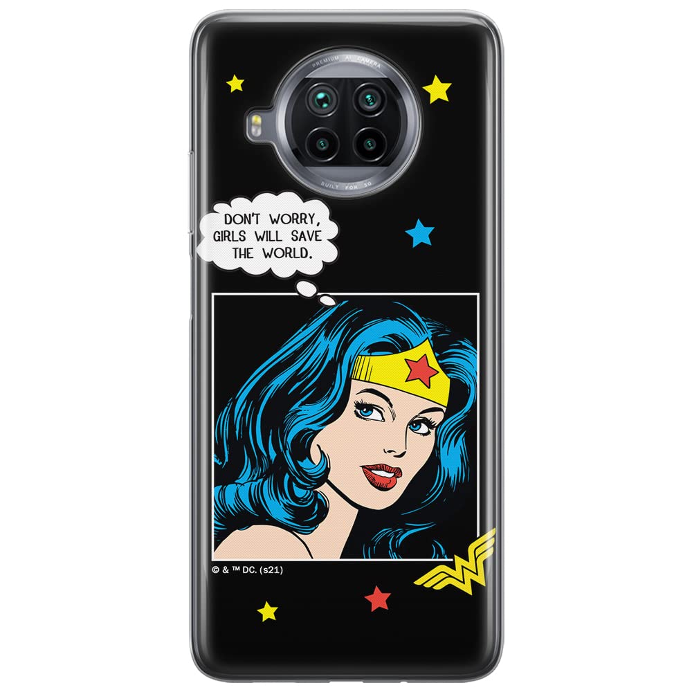 ERT GROUP mobile phone case for Xiaomi REDMI NOTE 9T original and officially Licensed DC pattern Wonder Woman 028 optimally adapted to the shape of the mobile phone, case made of TPU