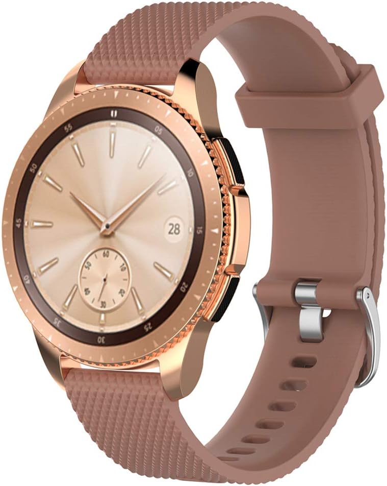 MagicQK Small & Large Silicone Smart Watch Band Replacement Compatible for Samsung Galaxy 42mm Sport Fitbit Straps