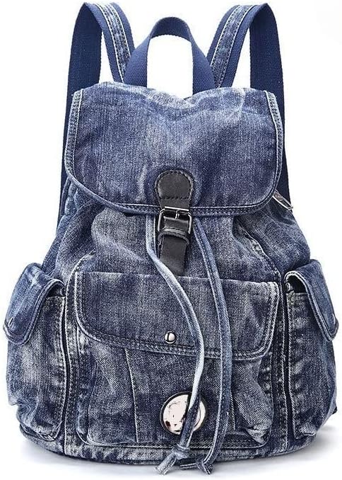 Amazon.com: iPinee Fashion Denim Backpack for Women Jean  display picture 3