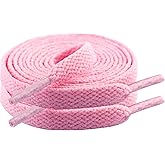 Vamelia 2 Pairs Flat Shoe laces Kids Adults Sport Shoelaces for Sneakers Athletic Running Shoes Boot Strings Colorful