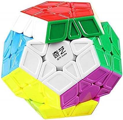 IndiaBuy Megaminx QIYI Stickerless Rubiks Magic Smooth Speed Cube 3D-Puzzle Cube Recommended for 3-99 yrs