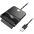 Recbot CAC Reader Military, CAC Card Reader Military, DOD Military USB Common Access CAC Smart Card Reader, Compatible with W