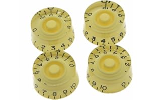 Dopro 4pcs Vintage Cream Guitar Speed Dial Knobs Control Knob fits LP Guitar