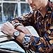 SONGDU Men's Fashion Date Slim Analog Quartz Watches with Stainless Steel Mesh Band (Grey)