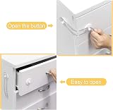 Redamancy 8pcs Child Safety Locks Cabinets Fridge No Tools Needed view 6