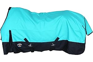 CHALLENGER 74" 1200D Turnout Lightweight Rain Horse Winter Blanket Sheet 3EE05TR