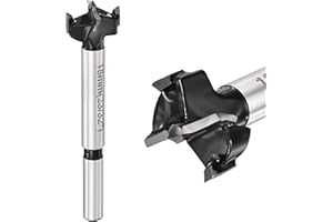 DTGN 23/32"(18mm) Forstner Drill Bits - 2Pack - Good for Wood Plastic Plywood - 2 Flutes Tungsten Carbide Woodworking Hole Sa