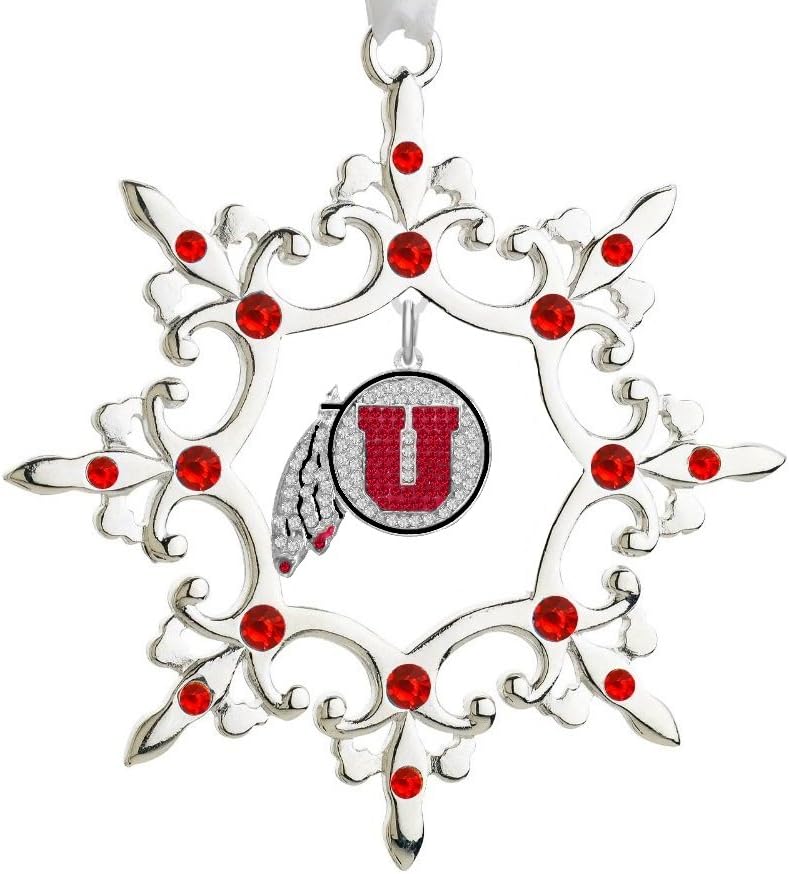 Final Touch Gifts University of Utah Rhinestone Christmas