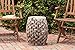 Patio Sense 62419 Maya Oval Garden Stool, Natural