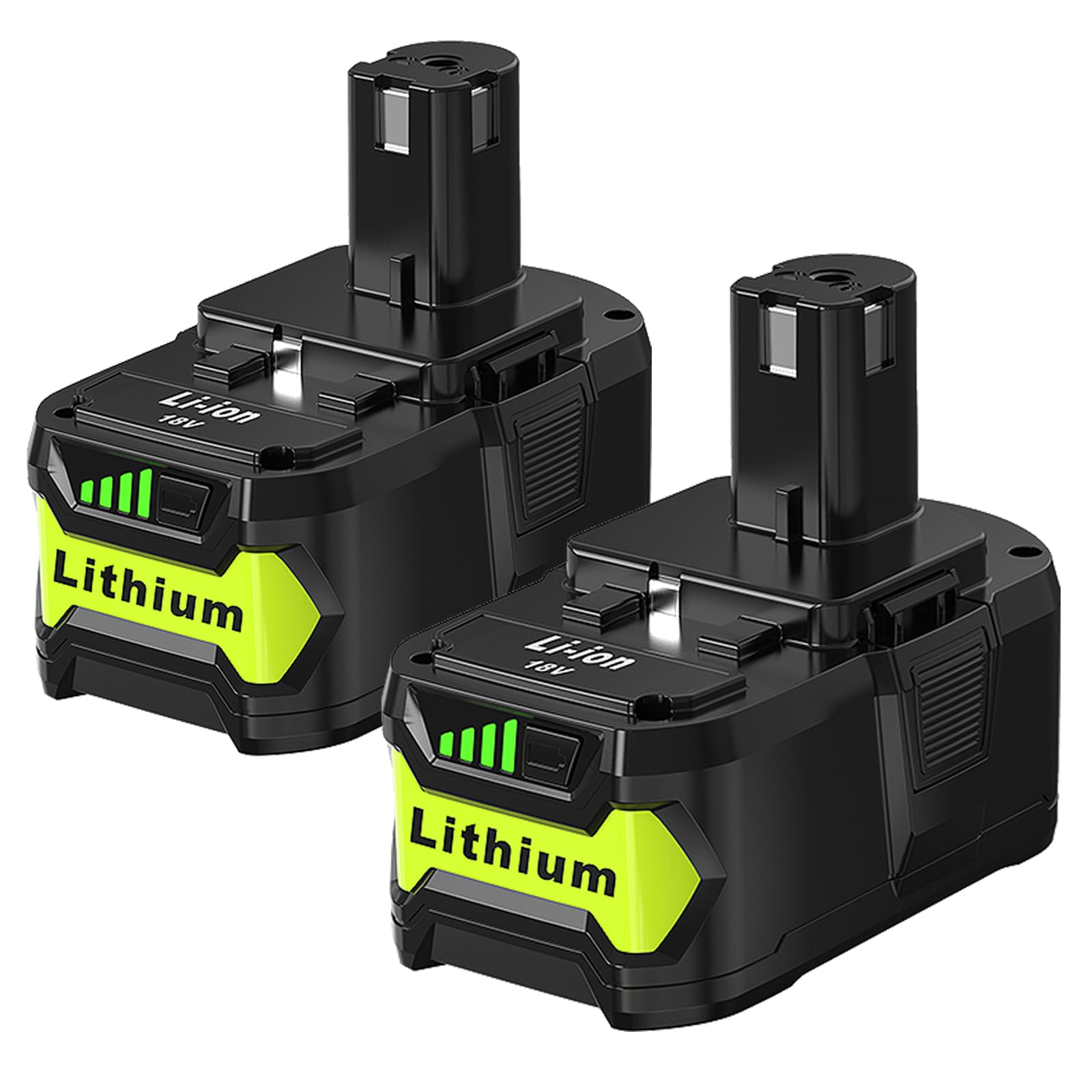 BiBiSi Pack 18V Replacement Battery for Ryobi 18V Battery