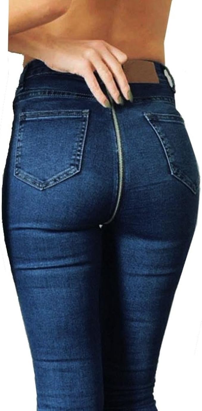 women's zipper crotch jeans