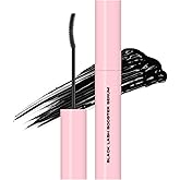 ENTROPY MAKEUP All-In-One Eyelash Serum & Mascara, Eyelash Growth Serum for Fuller Lashes, Biotin & Madecassoside Nourishment, Visible Results in 14 Days, Vegan & Cruelty-Free, Black, 0.24 Oz