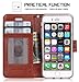 FYY Designed for iPhone SE Case 2022 (3rd Gen) / iPhone SE Case 2020 (2nd Gen) / iPhone 7 Case/iPhone 8 Case, Luxury PU Leather Wallet Phone Case with Card Holder Flip Kickstand Cover Dark Brown