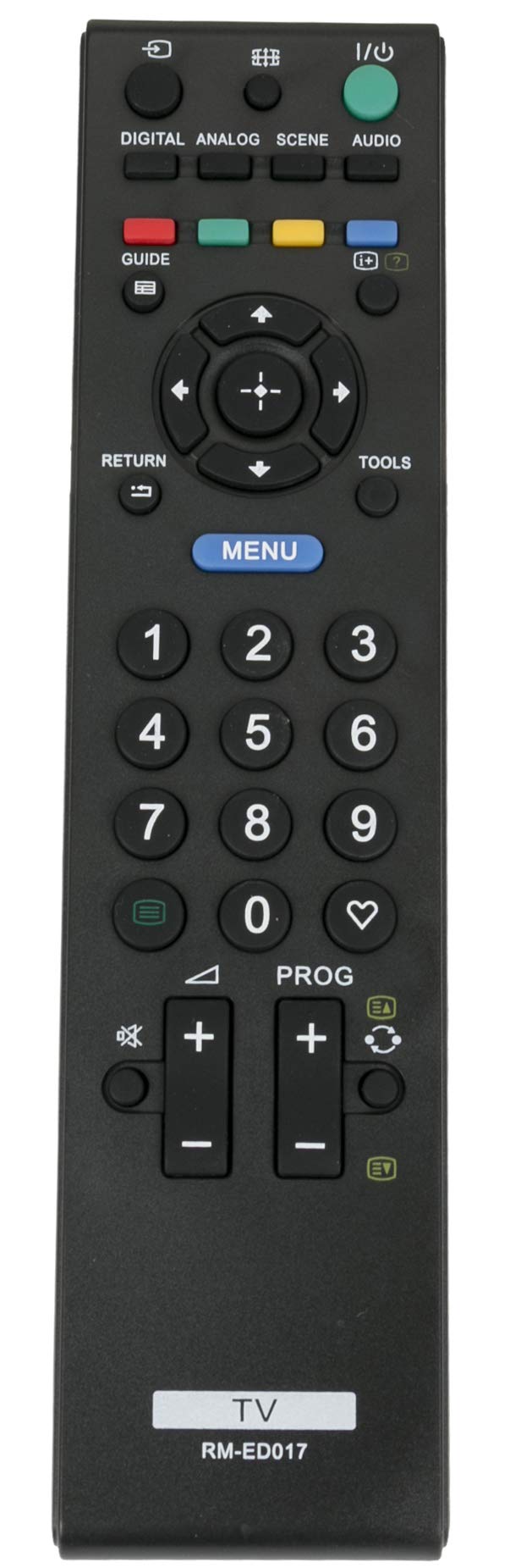 VINABTY RM-ED017 Replace Remote For SONY KDL-32P3550 KDL-32P5650 KDL-26S5550 KDL-26L4000 KDL-32S5650 KDL-37S5500 KDL-37S5600 KDL-40S5500 KDL-22S5500 KDL-19S5710 KDL-40P5650 KDL-37P3600 KDL-37P5650 TV