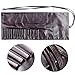 Makeup Brush Rolling Case Pouch Holder Cosmetic Bag Organizer Travel Portable 18 Pockets Cosmetics Brushes Leather Case BROWN Color
