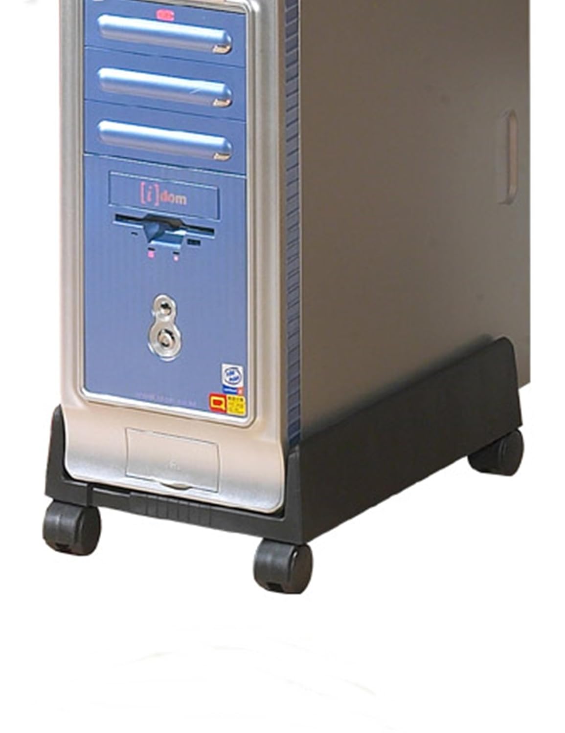 Pc Case Desktop CPU Stand Holder Computer Tower Rolling Wheels Width