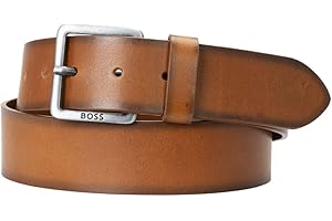 BOSS mens Jeeko Leather Casual Belt